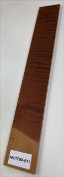 Fretboard Sycamore Curly, Caramel roasted, Guitar, Unique Piece #704-011